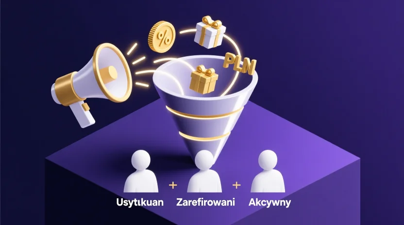 Strategia marketingowa bukmacherów - wizualizacja lejka pozyskiwania klientów przez bonusy